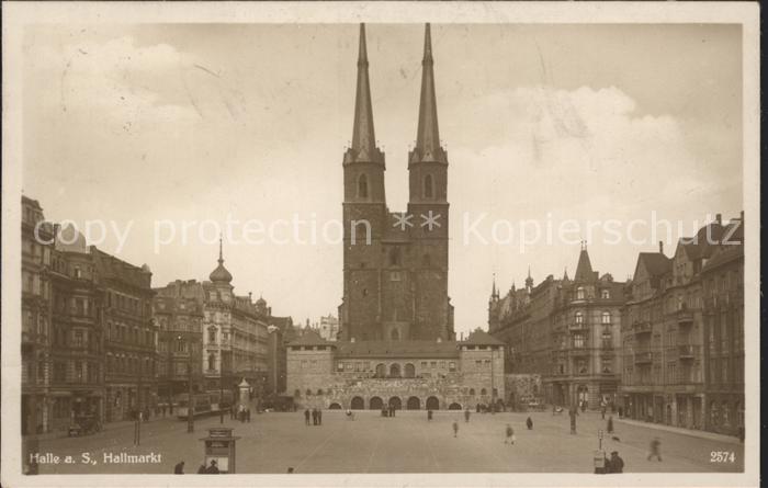 Halle Saale Hallmarkt Marienkirche