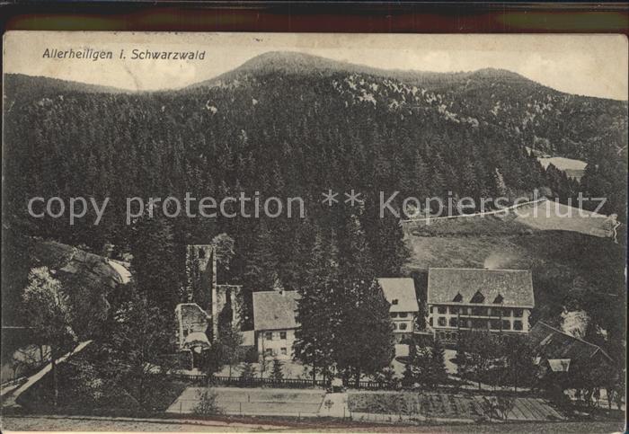 Allerheiligen Oppenau Teilansicht Schwarzwald