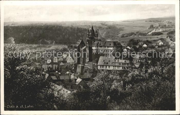 Diez Lahn Stadtbild mit Schloss