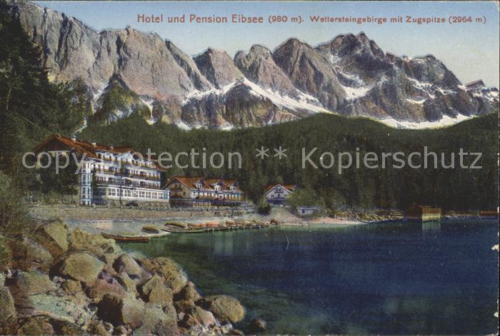 Eibsee Hotel Pension Wettersteingebirge Zugspitze