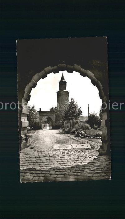 Idstein Schlosseingang Blick zum Hexenturm