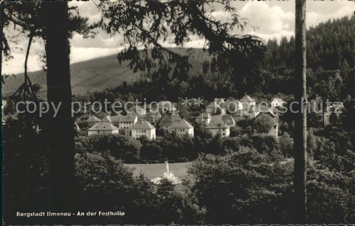 Ilmenau Thueringen Partie an der Festhalle