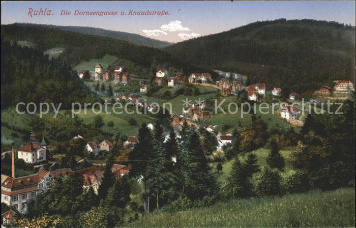 Ruhla Dornsengasse und Knaudstrasse