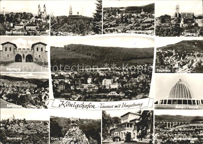 Koenigshofen Niedernhausen Taunus mit Umgebung