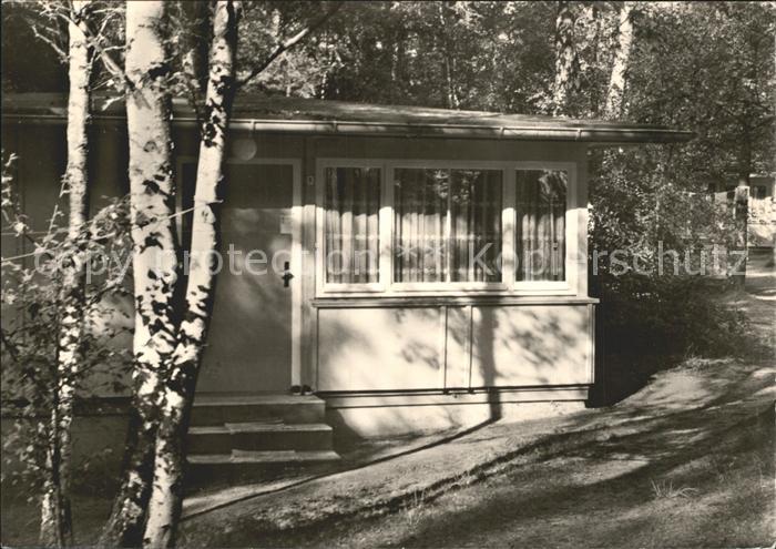 Lychen Betriebsurlauberdorf des VEB Moebelstoffwerke Hohenstein Ernstthal Bungal