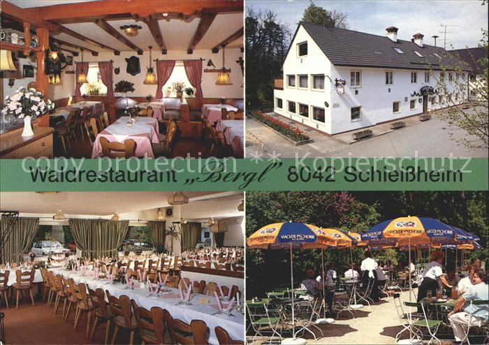 Schleissheim Oberschleissheim Waldrestaurant Bergl Terrasse