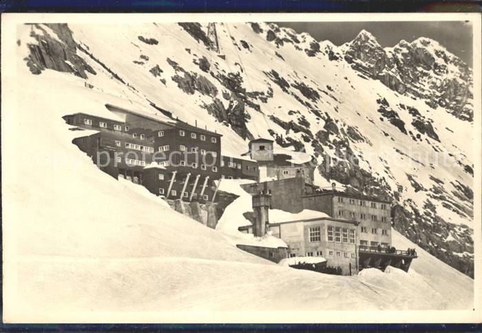 GARMISCH-PARTENKIRCHEN Bayern Bayerische Zugspitzbahn Berghotel Schneefernerhaus