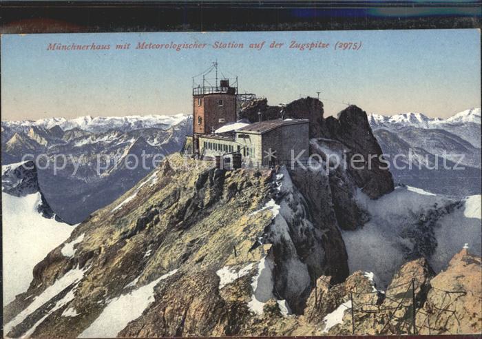 GARMISCH-PARTENKIRCHEN Bayern Muenchnerhaus Meteorologische Station Zugspitze Al