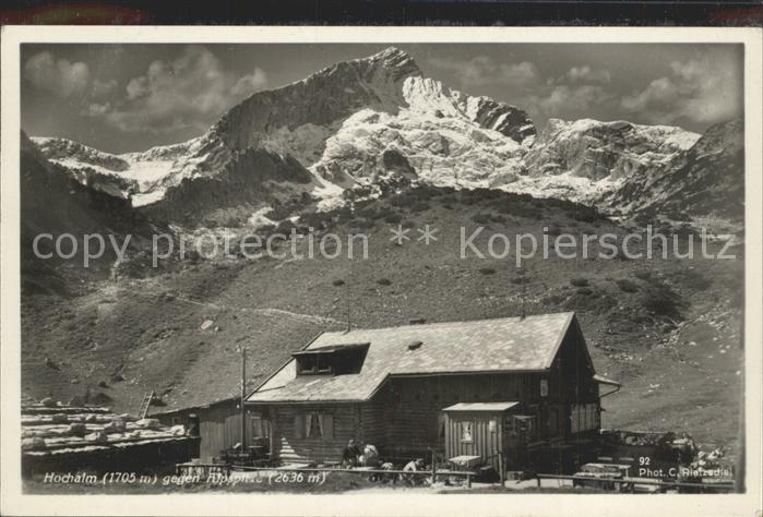 Obergrainau Hochalm gegen Alpspitze