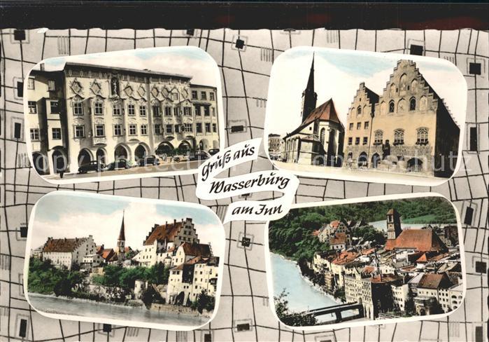 Wasserburg Inn Gasthaus Huber Rathaus Kirche Altstadt