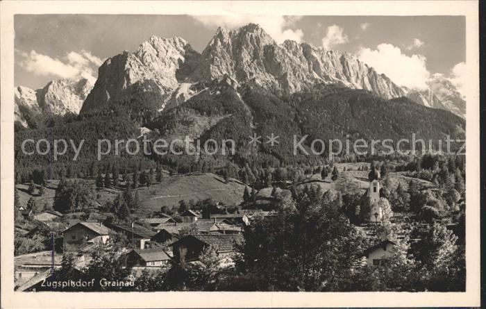 Grainau Panorama Zugspitzdorf Wettersteingebirge