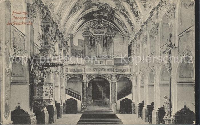 Freising Oberbayern Inneres der Domkirche