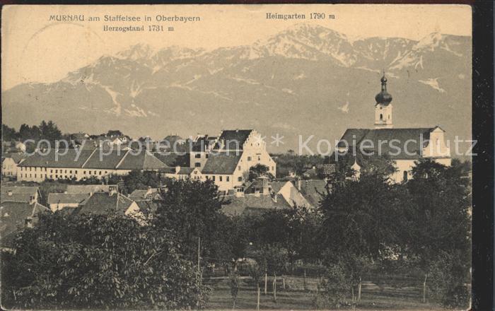 Murnau Staffelsee mit Herzogstand und Heimgarten