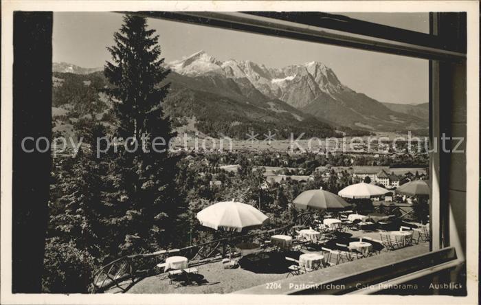 GARMISCH-PARTENKIRCHEN Bayern Cafe Panorama Terrasse
