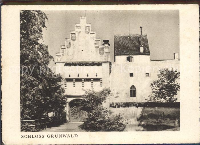 Muenchen Bayern Schloss Gruenwald