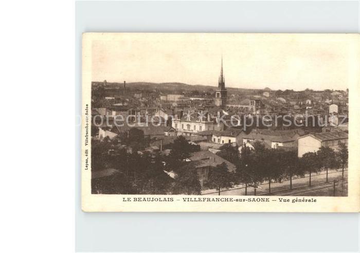 Villefranche-sur-Saone Le Beaujolais Vue generale