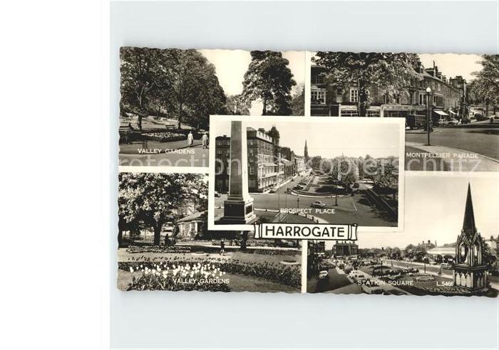 Harrogate UK Valley Gardens Montpellier Parade Station Square