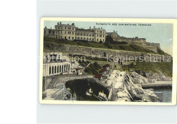 Plymouth  UK South West Hole Sun Bathing Terraces