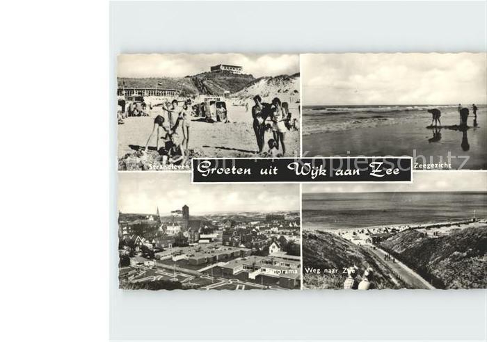 Wijk aan Zee Strandleven Zeegezicht Panorama Weg naar Zee