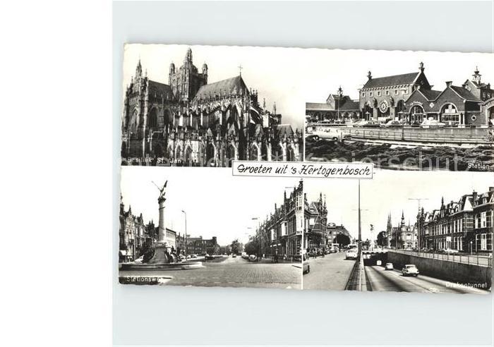 S-Hertogenbosch Basiliek St Jan Station Drakentunnel Stationsweg