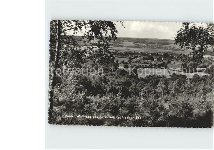 Vaals Wolfhaag gezien vanuit het Vaalser Bos