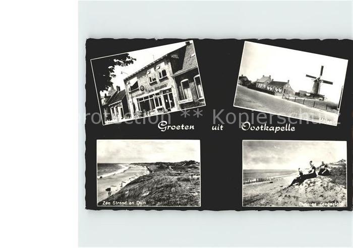Oostkapelle Hotel Rest Zeelandia Molen Zee Strand en Duin Zeegezicht