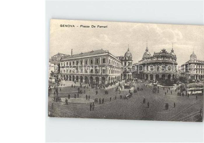 Genova Genua Liguria Piazza De Ferrari