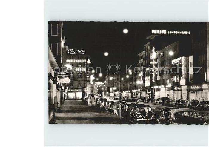 MANNHEIM BW Planken bei Nacht