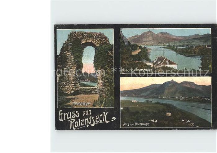 Rolandseck Rolandsbogen Siebengebirge Blick vom Rolandsbogen