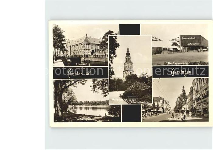 Groningen Museum De Papiermolen Martinitoren Stadspark Herestraat
