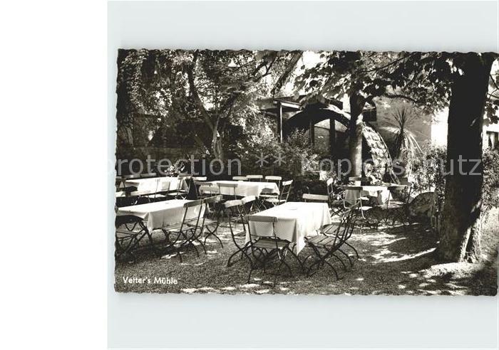 Bensheim Bergstrasse Vetters Muehle Gartenterrasse