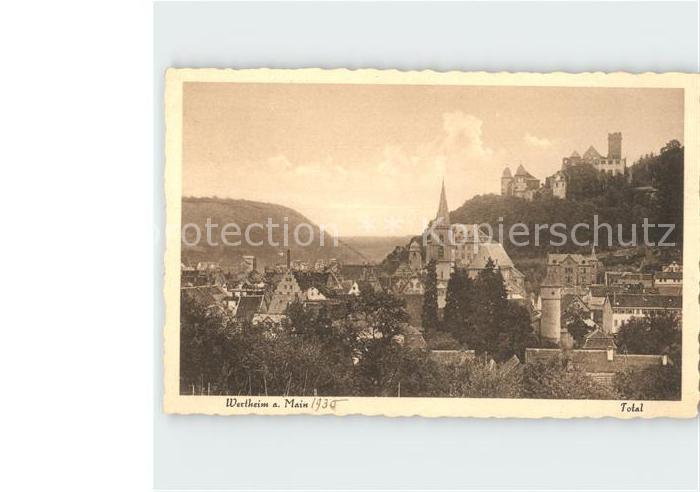 Wertheim Main Teilansicht Burg