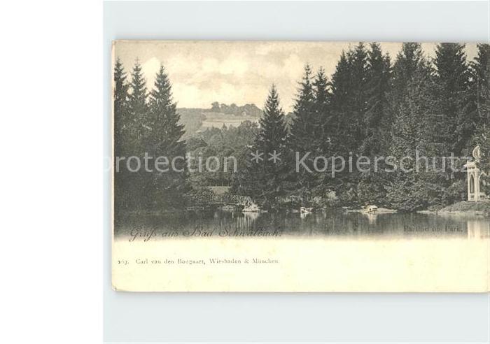 Bad Schwalbach Partie im Park Weiher