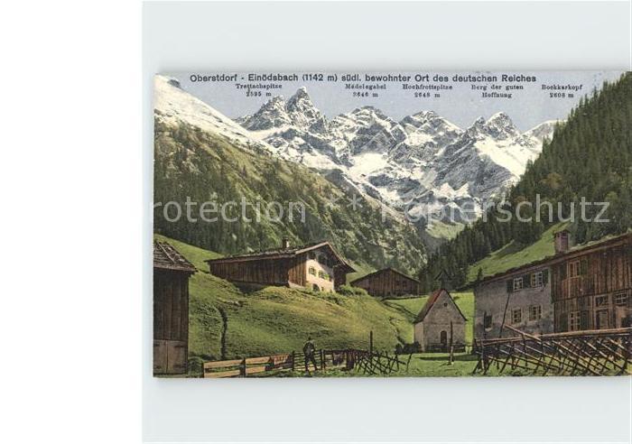 Einoedsbach mit Alpenpanorama