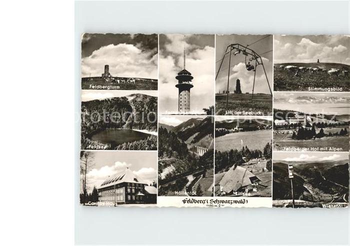 Feldberg Schwarzwald Feldbergturm Feldsee Fernsehsendeturm Seebucklift Feldberge