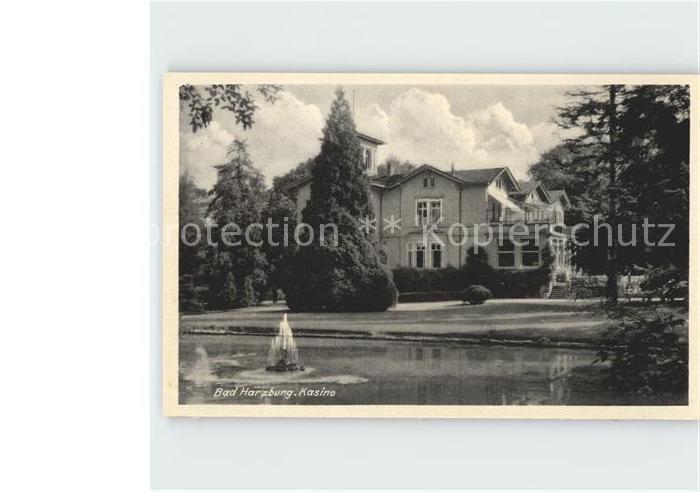 Bad Harzburg Kasino Weiher Fontaene