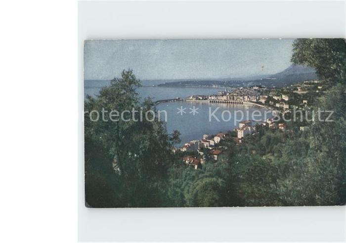 Menton Alpes Maritimes et le Cap Martin Vue Generale
