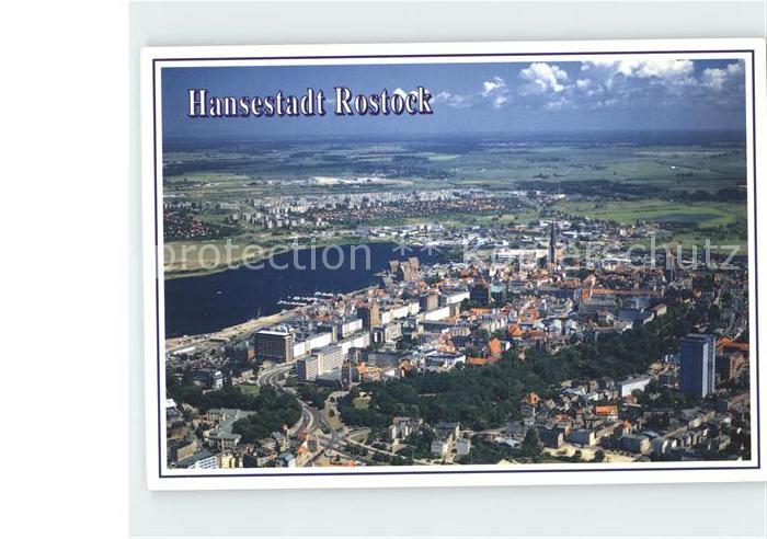 ROSTOCK  CITY Fliegeraufnahme