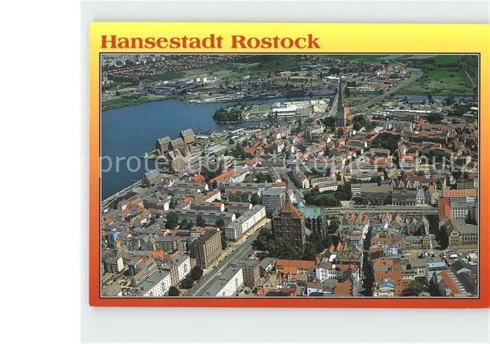 ROSTOCK  CITY Fliegeraufnahme