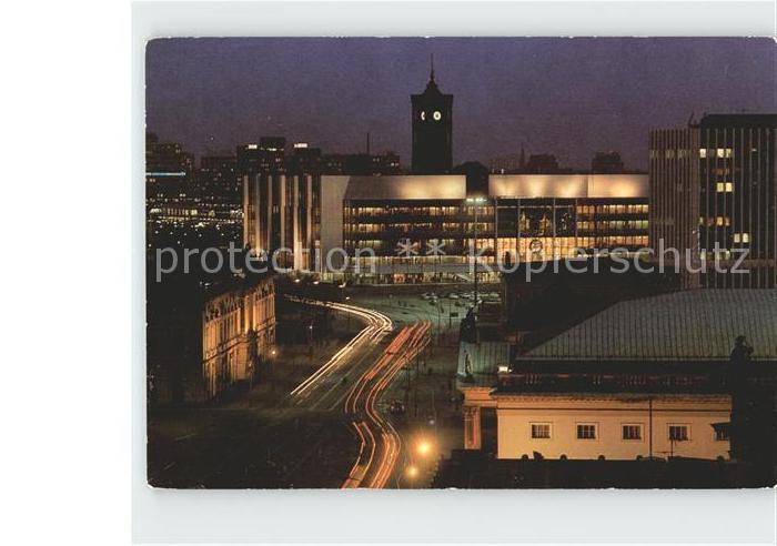 BERLIN  CITY Palast der Republik bei Nacht