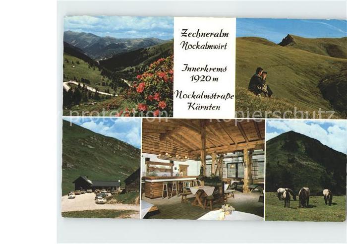 Innerkrems Krems Kaernten Berggasthaus Zechneralm Nockalmwirt Nockalmstrasse