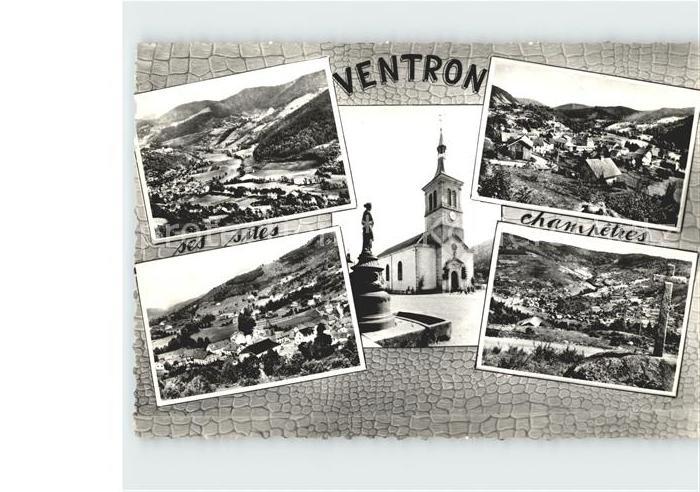 Ventron Vosges Vue d ensemble sur Ventron et la Vallee du Rupt du Moulin