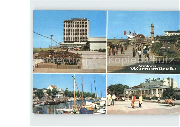 Warnemuende Ostseebad Hotel Neptun Strandpromenade Gaststaette Teepott und Leuch
