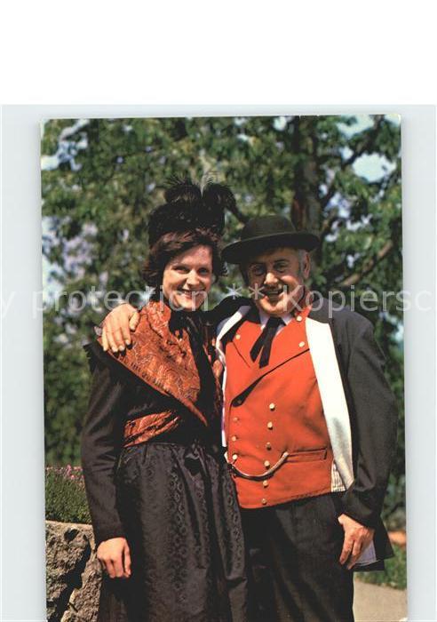 Seebach Ottenhoefen Schwarzwald Seebacher Trachtenpaar