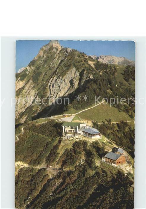 Tegelberg Bergstation mit Branderschrofen Fliegeraufnahme