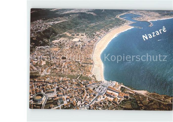Nazare Portugal Fliegeraufnahme