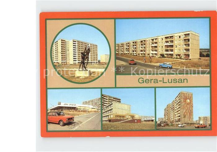 Lusan Gera Plastik Zeulsdorfer Str Berta Schaefer Str HO Gaststaette Plzen Ambul