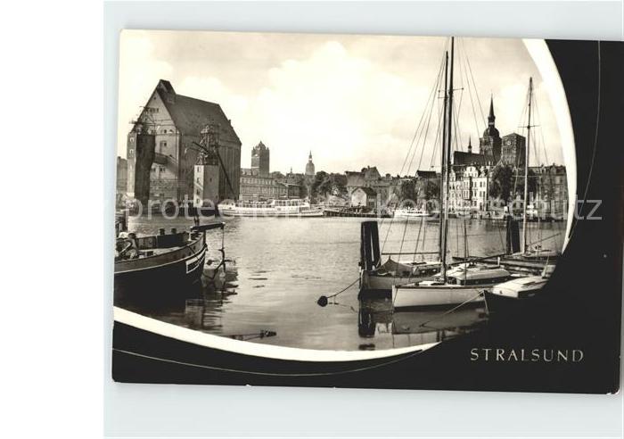 Stralsund Mecklenburg Vorpommern Hafenpartie