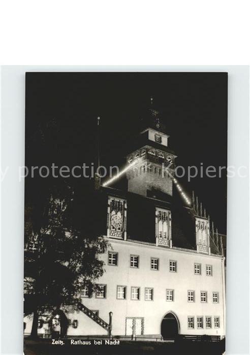 ZEITZ Sachsen-Anhalt Rathaus bei Nacht