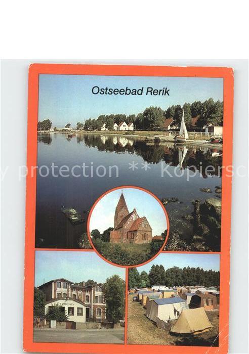 Rerik Ostseebad Am Salzhaff Kirche Rat der Stadt Cafe Zeltplatz